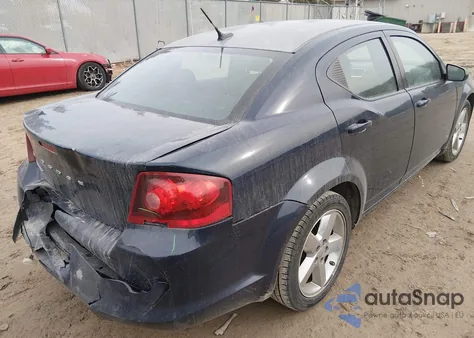 2013 Dodge Avenger Se from USA, damaged, VIN 1C3CDZAB4DN583515